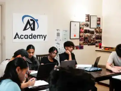 An AT Academy class in progress